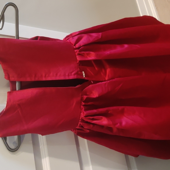 Girls party gown  high low red, 5-6 years US S size - Picture 3 of 4